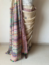 Load image into Gallery viewer, Lambani Karvati Kinaar Vidarbha Tussar Handwoven Saree