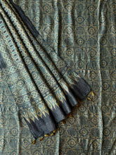 Load image into Gallery viewer, Ajrakh Tussar Kurta Dupatta Set