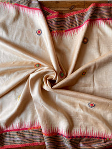 Lambani Karvati Kinaar Vidarbha Tussar Handwoven Saree