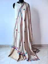Load image into Gallery viewer, Lambani Embroidered Tussar Dupatta