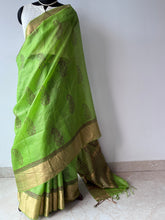 Load image into Gallery viewer, Bagh Kosa Kota Weave Silk Saree