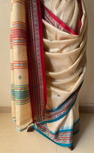 Load image into Gallery viewer, Karvati Kinaar Vidarbha Tussar Handwoven Saree