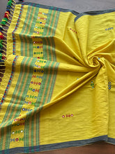 Load image into Gallery viewer, Bhujodi Kala Cotton Blouse Piece #26 (Yellow)