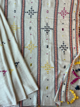 Load image into Gallery viewer, Handwoven Bhujodi Kala Cotton Saree