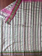 Load image into Gallery viewer, Karvati Kinar Vidarbha Tussar Checks Saree