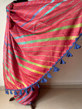 Load image into Gallery viewer, Leheriya Tussar Silk Saree