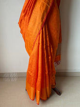 Load image into Gallery viewer, Handwoven Bhagalpuri Tussar Silk Saree