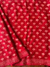 Load image into Gallery viewer, Kota Doria Appliqué Details Saree