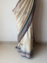 Load image into Gallery viewer, Lambani Karvati Kinaar Vidarbha Tussar Handwoven Saree