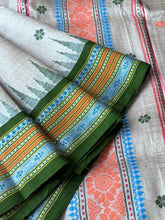 Load image into Gallery viewer, Karvati Kinaar Vidarbha Tussar Jaala Palla Saree