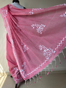 Appliqué Mangalgiri Handwoven Cotton Saree