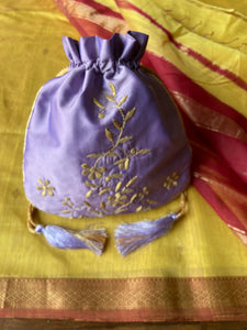 Silk Potli Lavender