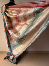 Load image into Gallery viewer, Karvati Kinaar Vidarbha Tussar Handwoven Saree