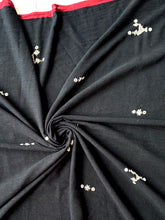 Load image into Gallery viewer, Handwoven Bhujodi Kala Cotton Saree