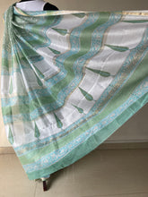 Load image into Gallery viewer, Block-Printed Silk-Cotton Saree