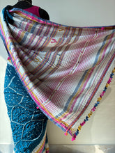 Load image into Gallery viewer, Bhujodi Bandhej Kala Cotton Saree