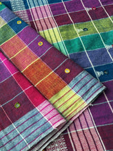 Load image into Gallery viewer, Handwoven Bhujodi Kala Cotton Saree