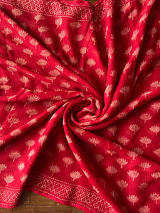 Kota Doria Appliqué Details Saree