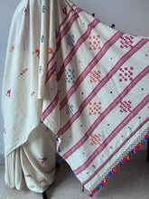 Load image into Gallery viewer, Handwoven Bhujodi Kala Cotton Saree
