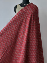Load image into Gallery viewer, Ajrakh Cotton Fabric 2 - Hand Block Print Natural Dye Yardage