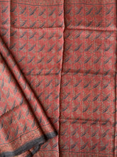 Load image into Gallery viewer, Ajrakh Tussar Silk Saree