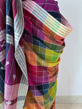 Load image into Gallery viewer, Handwoven Bhujodi Kala Cotton Saree