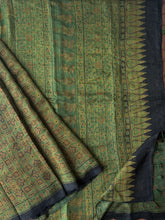 Load image into Gallery viewer, Ajrakh Desi Tussar Silk Saree