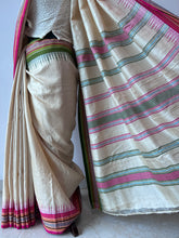 Load image into Gallery viewer, Karvati Kinaar Vidarbha Tussar Saree