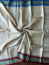 Load image into Gallery viewer, Karvati Kinaar Vidarbha Tussar Jaala Palla Saree