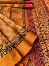 Load image into Gallery viewer, Bagh Maheshwari Silk Cotton Saree