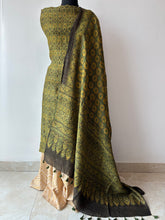 Load image into Gallery viewer, Ajrakh Tussar Kurta Dupatta Set