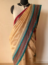 Load image into Gallery viewer, Karvati Kinaar Vidarbha Tussar Handwoven Saree