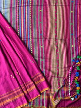 Load image into Gallery viewer, Handwoven Bhujodi Mulberry silk Saree