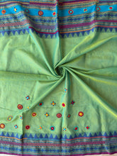 Load image into Gallery viewer, Lambani Embroidered Chettinad cotton Blouse Piece #LamB09