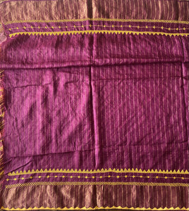 Lambani Embroidered Tussar Leheriya Saree