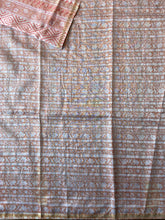 Load image into Gallery viewer, Block-Printed Silk-Cotton Saree