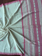 Load image into Gallery viewer, Handwoven Bhujodi Kala Cotton Saree