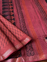 Load image into Gallery viewer, Bagh Maheshwari Silk Cotton Saree