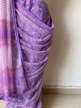 Load image into Gallery viewer, Kota Doria Crochet Lace Sarees