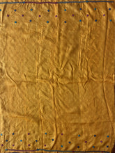Load image into Gallery viewer, Lambani Embroidered Tussar Leheriya Saree