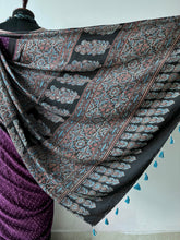 Load image into Gallery viewer, Ajrakh Bandhej fine Modal Silk Saree
