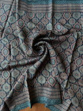 Load image into Gallery viewer, Ajrakh Desi Tussar Silk Saree