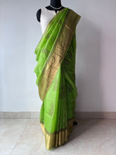 Load image into Gallery viewer, Bagh Kosa Kota Weave Silk Saree