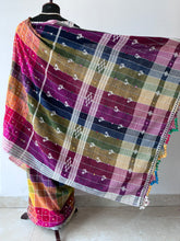 Load image into Gallery viewer, Handwoven Bhujodi Kala Cotton Saree