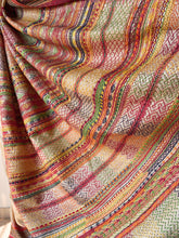 Load image into Gallery viewer, Lambani Karvati Kinaar Vidarbha Tussar Handwoven Saree