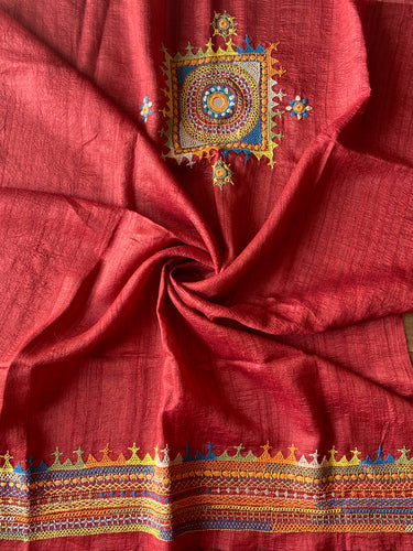 Tussar Lambani Blouse Piece