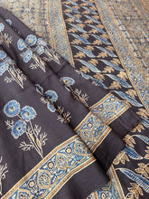 Load image into Gallery viewer, Ajrakh Mulberry Silk Saree