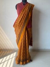 Load image into Gallery viewer, Bagh Maheshwari Silk Cotton Saree