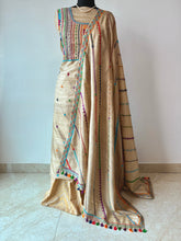 Load image into Gallery viewer, Lambani Embroidered Tussar Dupatta