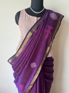 Kasuti Hand- Embroidered Saree